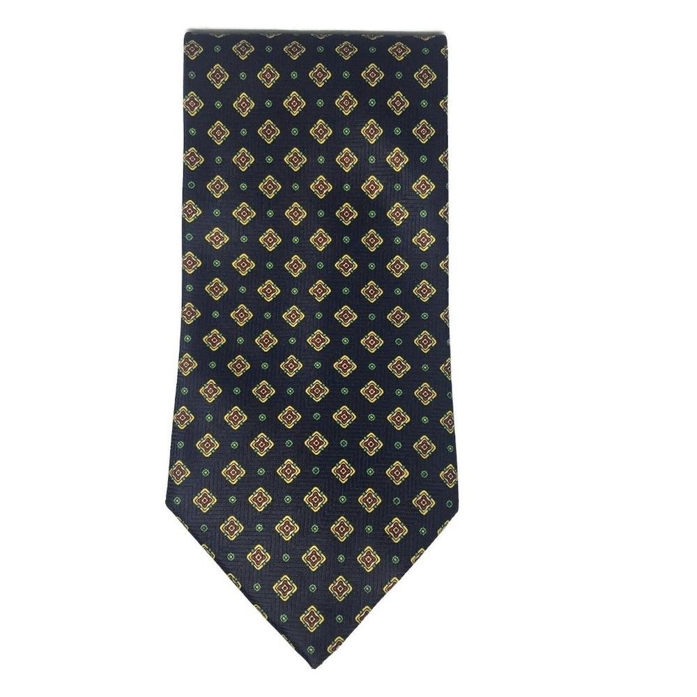 Zeus Men's Neck Tie Polyester 59" L 3 3/4" W Navy